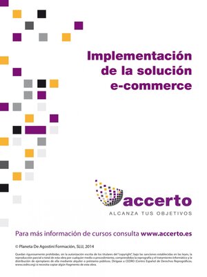 Implementación de una solución e-commerce - ebook